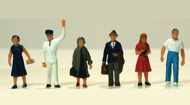 Pedestrians pkg(6) -- Going To The Train