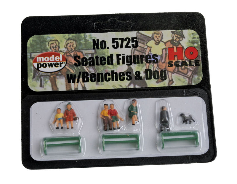 Passengers pkg(6) -- Sitting w/Benches & Dog