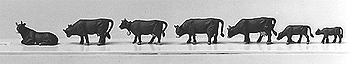 Cows & Calves -- Brown pkg(6)