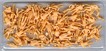 Sitting & Standing People -- Unpainted pkg(72)