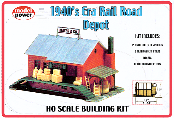 1940's Era Railroad Depot -- Kit