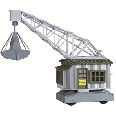 M Walker & Son Sand & Gravel Rail Crane -- Assembled - 5-5/16 x 1-11/16 x 3-7/8"  13.4 x 4.4 x 10cm