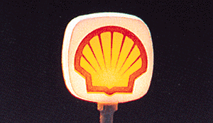 Gas Station Signs pkg(2) -- Shell