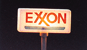 Gas Station Signs pkg(2) -- Exxon