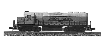 EMD GP40 powered UP