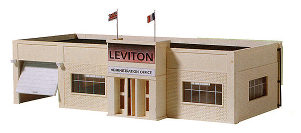 Built-Up Buildings - Lighted w/2 Figures -- Leviton Office