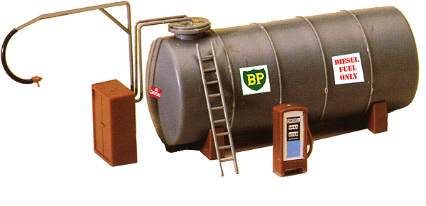 Trackside Oil Tank -- Assembled