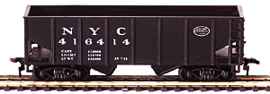 36' 2-Bay Open Hopper - Ready to Run -- New York Central