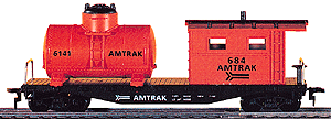40' Work Caboose w/Tank -- Amtrak