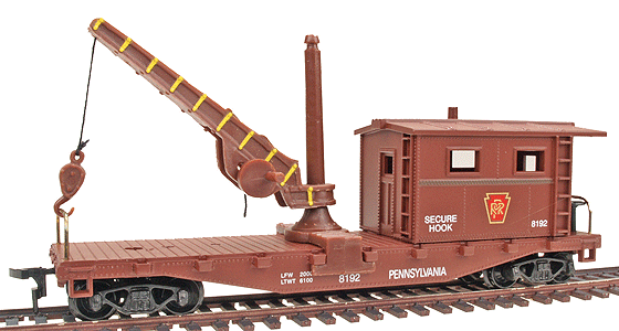 40' Work Caboose w/Crane -- Pennsylvania