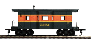 36' Bay-Window Caboose -- Burlington Northern Santa Fe