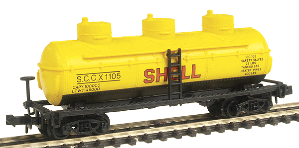 40' 3-Dome Tank Car -- Shell