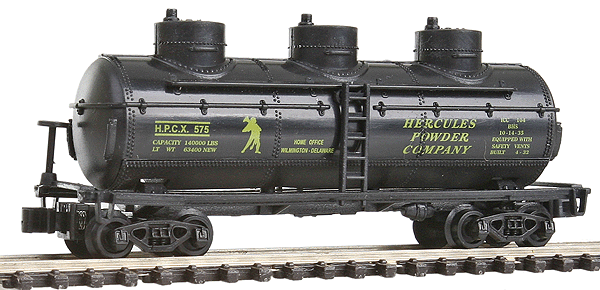 40' 3-Dome Tank Car -- Hercules Incorporated HPCX