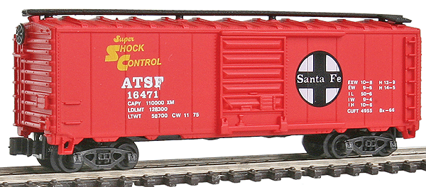 40' Boxcar -- Atchison, Topeka & Santa Fe (Red)