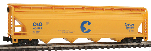 55' ACF Centerflow Covered Hopper -- Chessie System