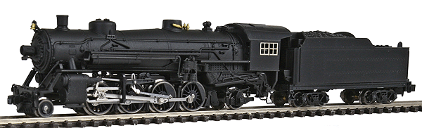 2-8-2 Mikado w/Standard Tender - Standard DC -- Undecorated-1