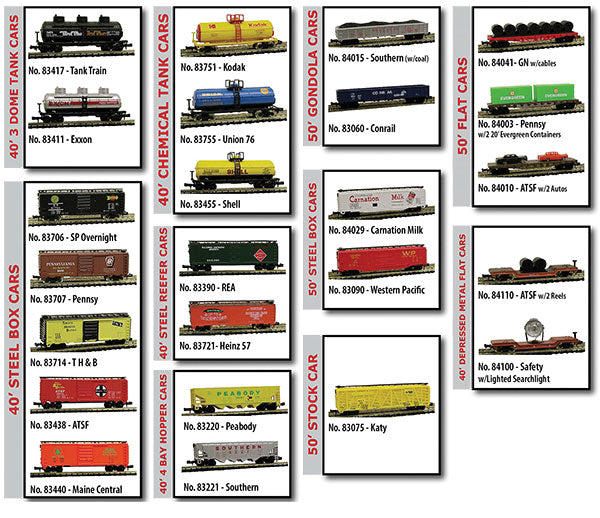 Freight Car Dealer Assortment pkg(24)