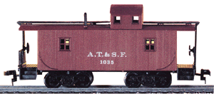 32' Wood Caboose -- Pennsylvania