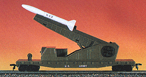 Flatcar w/Launcher & 3 Missiles -- US Army