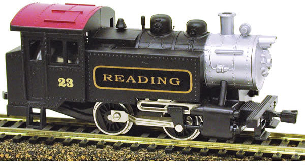 0-4-0T - Sound, DCC & Remote -- Reading #23 (black, silver)