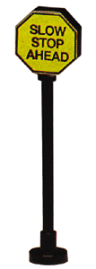 Stop Sign pkg(2) -- Lighted