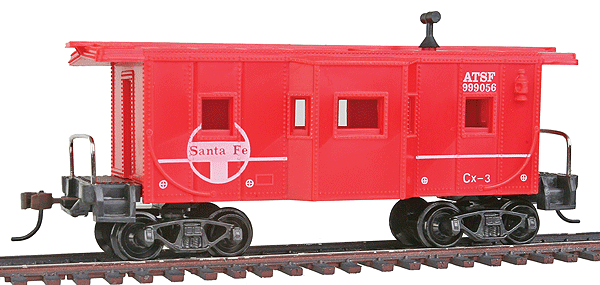36' Bay Window Caboose -- Atchison Topeka & Santa Fe