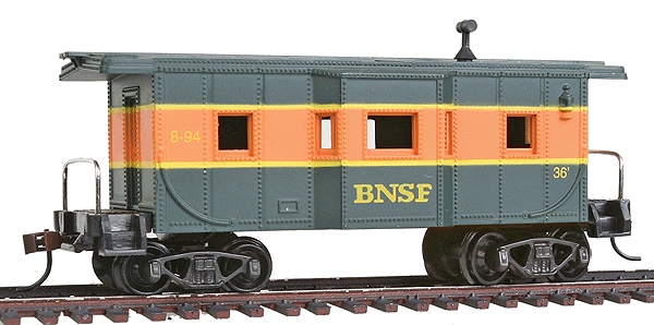 36' Bay Window Caboose -- Burlington Northern & Santa Fe