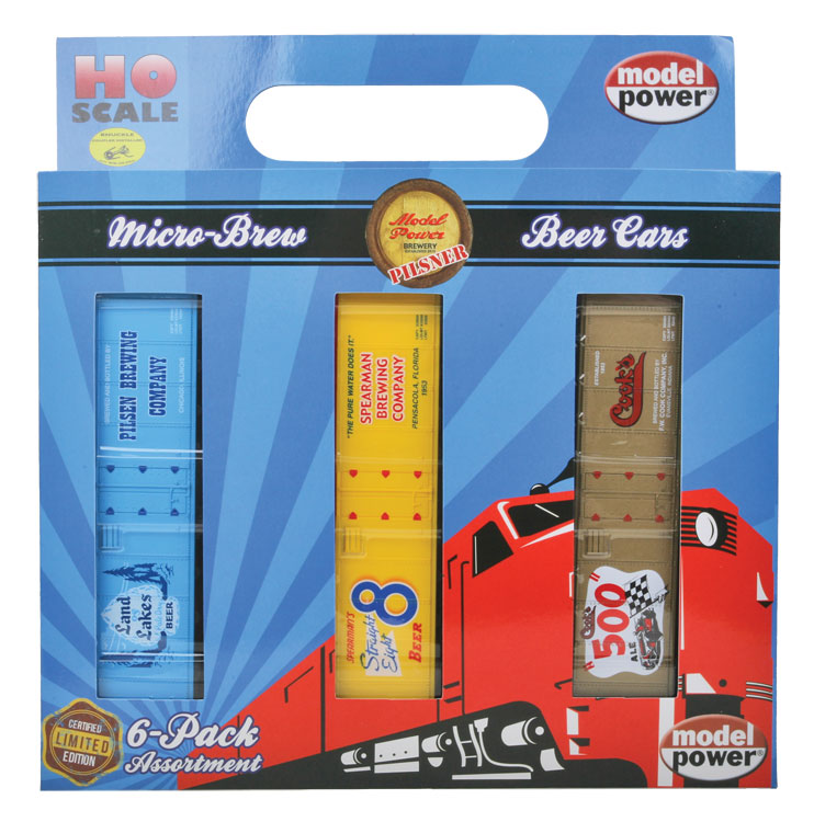 Beer Car Assortment w/Handle pkg(6) -- Set #1
