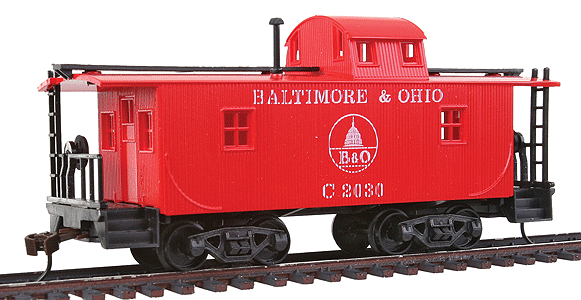 32' Wood Caboose -- Baltimore & Ohio
