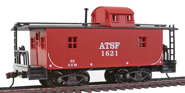 32' Wood Caboose -- Atchison, Topeka & Santa Fe