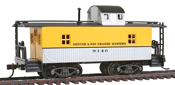 32' Wood Caboose -- Denver & Rio Grande Western
