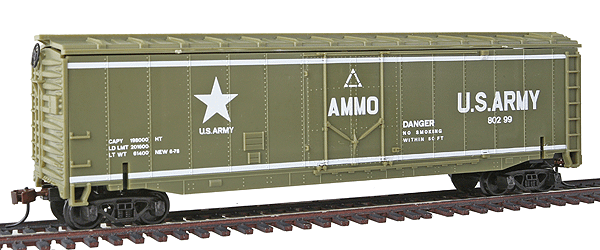 Exploding Boxcar - Ready to Run -- US Army-1