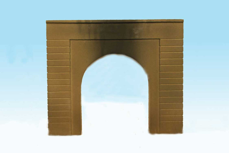 Single-Track Tunnel Portal -- Plain Face