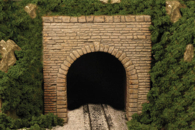 Single-Track Tunnel Portal -- Eroded Limestone