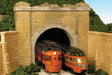 Double-Track Tunnel Portal -- Granite Faced
