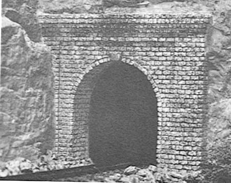 Single-Track Tunnel Portal -- Cut Stone