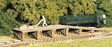 Railroad Loading Ramp & Dock -- Kit - 6-3/4 x 1-3/8 x 5/8"  12.7 x 7.6 x 3.7cm