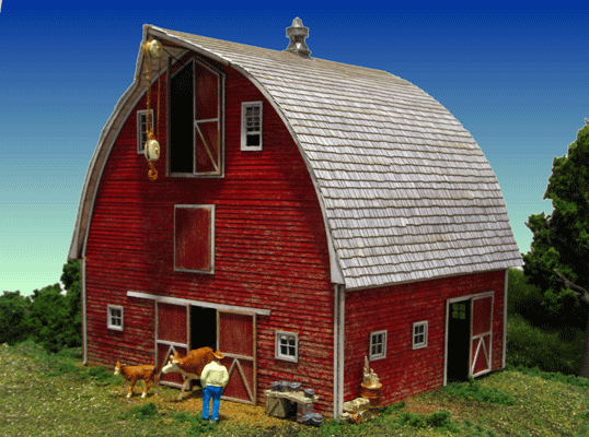 Bob's Barn -- Kit - 5-1/4 x 4-1/2 x 5-3/8"  13.3 x 11.4 x 13.7cm