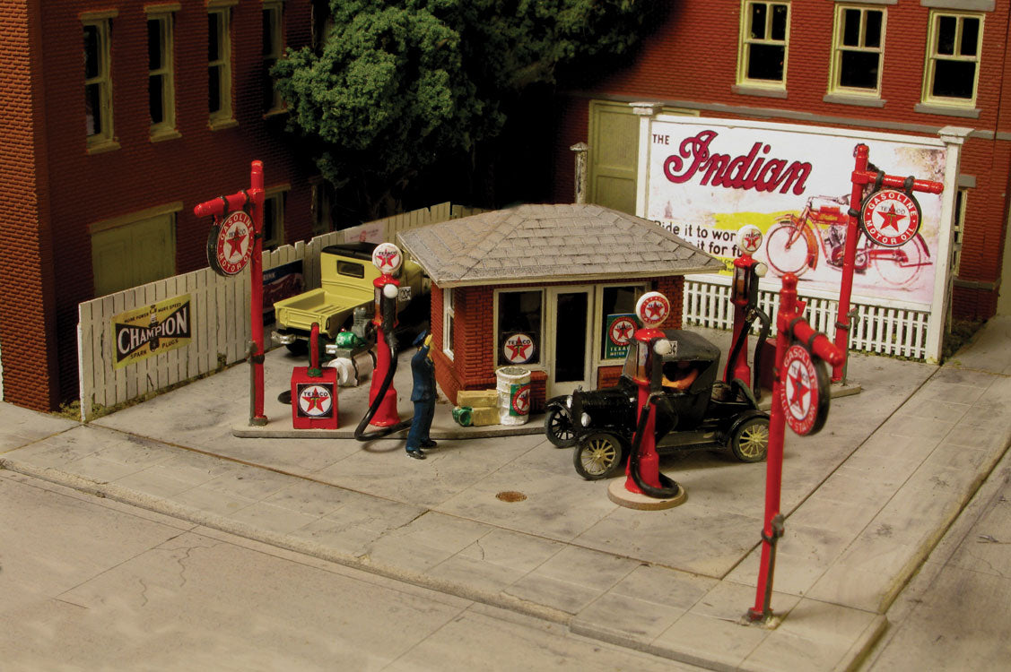 J. Burke Filling Station -- Laser-cut Kit