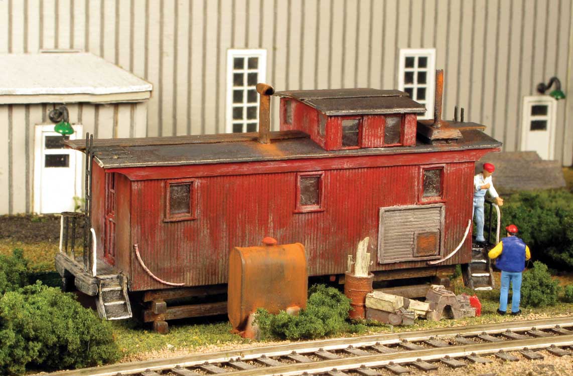 Yard Office Caboose -- Laser-Cut Wood Kit