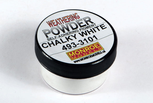 Weathering Powder - 1oz  29.6mL -- Chalky White
