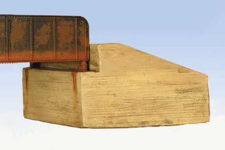 Single-Track Bridge Abutment 1 Pair -- Fits Micro Engineering Plate Girder Bridge