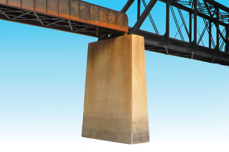 Bridge Pier - Kit -- 42' Scale Tall, Fits Central Valley Through-Truss Bridge