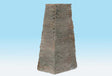 Single-Track Bridge Pier -- Split Stone 38' Scale