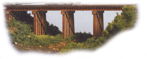 Hobo Creek Bridge -- Kit - 4-3/4 x 1 x 1-1/4"  12.1 x 2.5 x 3.2cm