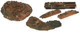 Scrap Yard Set -- 1 Large Scrap Pile, 1 Medium Scrap Pile & 1 Gondola Load of Scrap-1