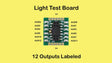 Add-On Light Test Board -- For Decoder Buddy V1 and V5 Motherboard #494-NTZ4 & NTZ5 (Sold Separately)