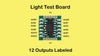 Add-On Light Test Board -- For Decoder Buddy V1 and V5 Motherboard #494-NTZ4 & NTZ5 (Sold Separately)