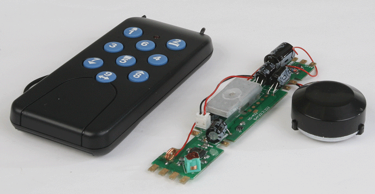 On-Board Sound & Throttle Control Receiver w/Remote Controller -- Fits Athearn SD45