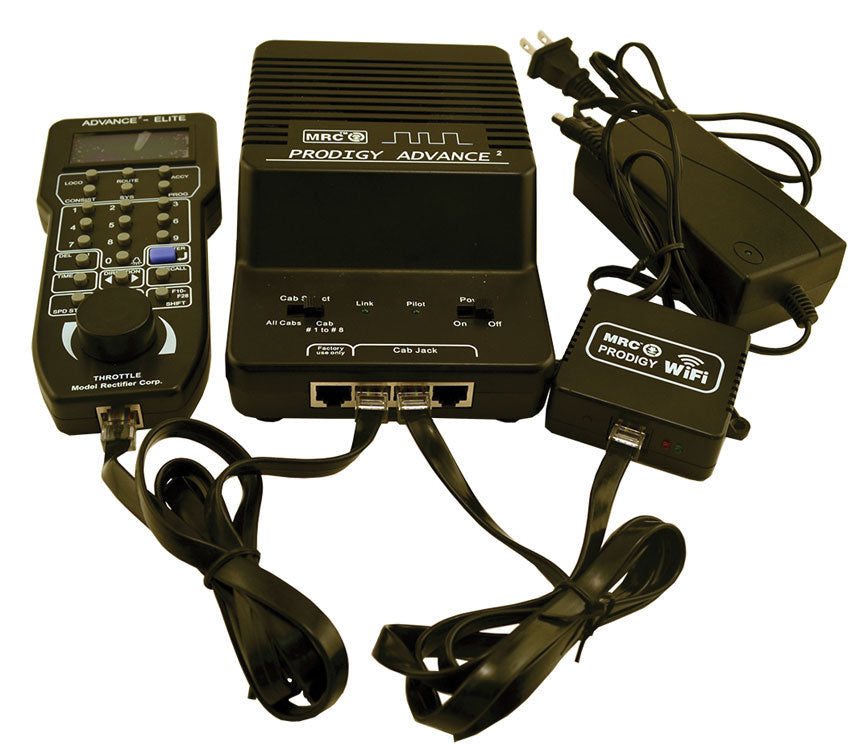 Prodigy Advance Squared WiFi DCC System -- Prodigy System with WiFi Module and Throttle